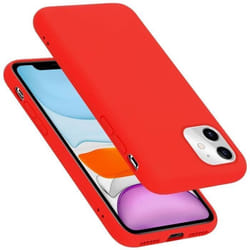 Coque pour Apple iPhone 11 Housse en LIQUID RED Etui Case Cover Protection en Silicone TPU telephone portable