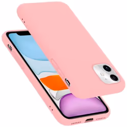 Coque pour Apple iPhone 11 Housse en LIQUID PINK Etui Case Cover Protection en Silicone TPU telephone portable