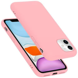 Coque pour Apple iPhone 11 Housse en LIQUID PINK Etui Case Cover Protection en Silicone TPU telephone portable