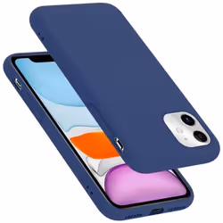 Coque pour Apple iPhone 11 Housse en LIQUID BLUE Etui Case Cover Protection en Silicone TPU telephone portable