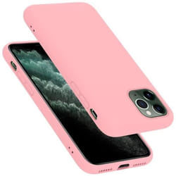 Coque pour Apple iPhone 11 PRO MAX Housse en LIQUID PINK Etui Case Cover Protection en Silicone TPU telephone portable