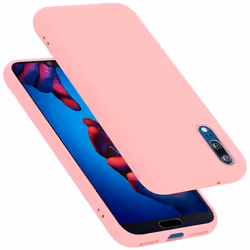 Coque pour Huawei P20 Housse en LIQUID PINK Etui Case Cover Protection en Silicone TPU telephone portable