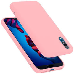 Coque pour Huawei P20 Housse en LIQUID PINK Etui Case Cover Protection en Silicone TPU telephone portable