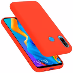 Coque pour Huawei P30 LITE Housse en LIQUID RED Etui Case Cover Protection en Silicone TPU telephone portable