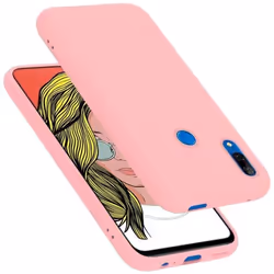 Coque pour Huawei P SMART Z / Y9 PRIME 2019 / Enjoy 10 PLUS Housse en LIQUID PINK Etui Case Cover Protection en Silicone TPU