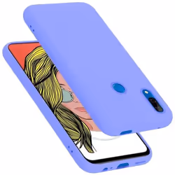 Coque pour Huawei P SMART Z / Y9 PRIME 2019 / Enjoy 10 PLUS Housse en LIQUID LIGHT PURPLE Etui Case Cover Protection en Silic ...
