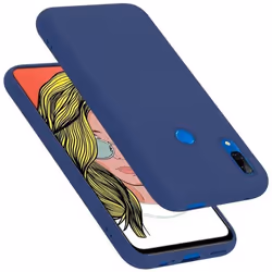 Coque pour Huawei P SMART Z / Y9 PRIME 2019 / Enjoy 10 PLUS Housse en LIQUID BLUE Etui Case Cover Protection en Silicone TPU