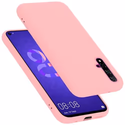 Coque pour Honor 20 / 20S / Huawei NOVA 5T Housse en LIQUID PINK Etui Case Cover Protection en Silicone TPU telephone portabl ...