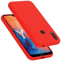 Coque pour Huawei Y7 2019 / Y7 PRIME 2019 Housse en LIQUID RED Etui Case Cover Protection en Silicone TPU telephone portable