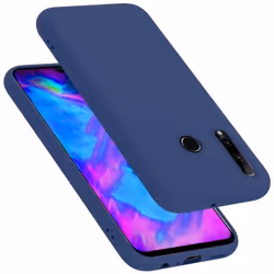Coque pour Honor 10i / 20i / 20 LITE / Huawei Enjoy 9S Housse en LIQUID BLUE Etui Case Cover Protection en Silicone TPU telep ...