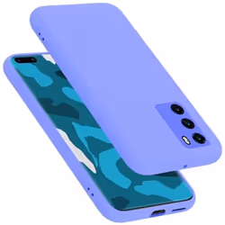 Coque pour Huawei P40 Housse en LIQUID LIGHT PURPLE Etui Case Cover Protection en Silicone TPU telephone portable