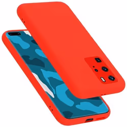 Coque de téléphone - CADORABO - Huawei P40 Pro/P40 Pro Plus - Silicone TPU - Rouge - Protection optimale