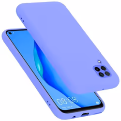 Coque pour Huawei NOVA 6 SE / P40 LITE / NOVA 7i Housse en LIQUID LIGHT PURPLE Etui Case Cover Protection en Silicone TPU tel ...