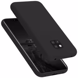 Coque pour Huawei MATE 20 PRO Housse en LIQUID BLACK Etui Case Cover Protection en Silicone TPU telephone portable