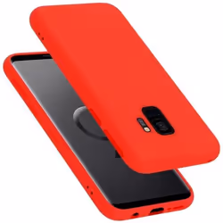 Coque pour Samsung Galaxy S9 Housse en LIQUID RED Etui Case Cover Protection en Silicone TPU telephone portable