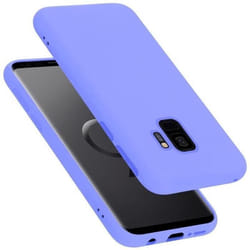 Coque pour Samsung Galaxy S9 Housse en LIQUID LIGHT PURPLE Etui Case Cover Protection en Silicone TPU telephone portable