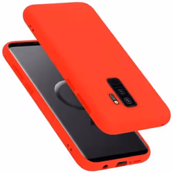 Coque pour Samsung Galaxy S9 PLUS Housse en LIQUID RED Etui Case Cover Protection en Silicone TPU telephone portable