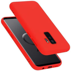 Coque pour Samsung Galaxy S9 PLUS Housse en LIQUID RED Etui Case Cover Protection en Silicone TPU telephone portable