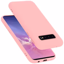 Coque pour Samsung Galaxy S10 4G Housse en LIQUID PINK Etui Case Cover Protection en Silicone TPU telephone portable