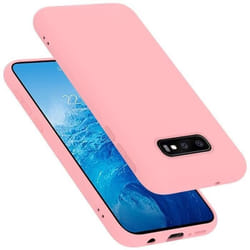 Coque pour Samsung Galaxy S10e Housse en LIQUID PINK Etui Case Cover Protection en Silicone TPU telephone portable