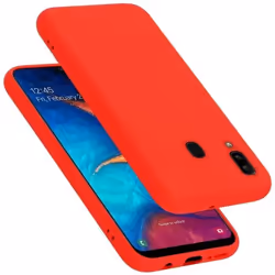 Coque de téléphone - CADORABO - Samsung Galaxy A20/A30/M10S - Silicone TPU - Rouge - Protection optimale