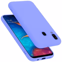 Coque de téléphone - CADORABO - Samsung Galaxy A20/A30/M10S - Silicone TPU - Violet - Design fin et léger