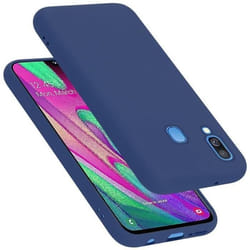 Coque pour Samsung Galaxy A40 Housse en LIQUID BLUE Etui Case Cover Protection en Silicone TPU telephone portable