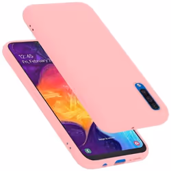 Coque pour Samsung Galaxy A50 4G / A50s / A30s Housse en LIQUID PINK Etui Case Cover Protection en Silicone TPU telephone por ...