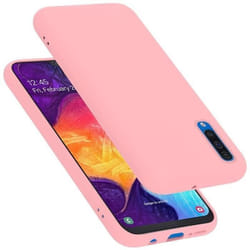 Coque pour Samsung Galaxy A50 4G / A50s / A30s Housse en LIQUID PINK Etui Case Cover Protection en Silicone TPU telephone portable