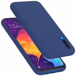 Coque pour Samsung Galaxy A50 4G / A50s / A30s Housse en LIQUID BLUE Etui Case Cover Protection en Silicone TPU telephone por ...