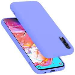 Coque pour Samsung Galaxy A70 / A70s Housse en LIQUID LIGHT PURPLE Etui Case Cover Protection en Silicone TPU telephone porta ...