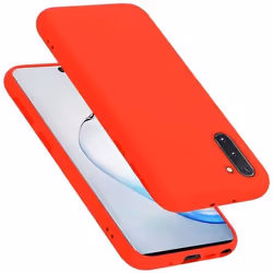 Coque pour Samsung Galaxy NOTE 10 Housse en LIQUID RED Etui Case Cover Protection en Silicone TPU telephone portable