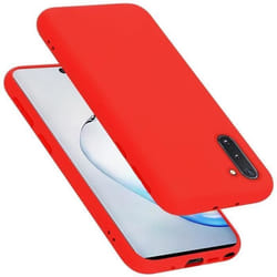 Coque pour Samsung Galaxy NOTE 10 Housse en LIQUID RED Etui Case Cover Protection en Silicone TPU telephone portable