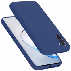 Coque pour Samsung Galaxy NOTE 10 Housse en LIQUID BLUE Etui Case Cover Protection en Silicone TPU telephone portable