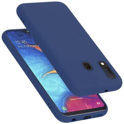 Coque pour Samsung Galaxy A10e / A20e Housse en LIQUID BLUE Etui Case Cover Protection en Silicone TPU telephone portable