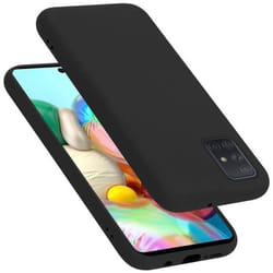 Coque pour Samsung Galaxy A51 4G / M40s Housse en LIQUID BLACK Etui Case Cover Protection en Silicone TPU telephone portable