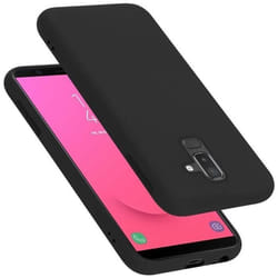 Coque pour Samsung Galaxy A6 PLUS 2018 Housse en LIQUID BLACK Etui Case Cover Protection en Silicone TPU telephone portable