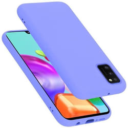 Coque pour Samsung Galaxy A41 Housse en LIQUID LIGHT PURPLE Etui Case Cover Protection en Silicone TPU telephone portable