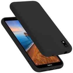 Coque pour Xiaomi RedMi 7A Housse en LIQUID BLACK Etui Case Cover Protection en Silicone TPU telephone portable