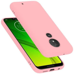 Coque pour Motorola MOTO G7 POWER Housse en LIQUID PINK Etui Case Cover Protection en Silicone TPU telephone portable