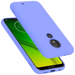 Coque pour Motorola MOTO G7 POWER Housse en LIQUID LIGHT PURPLE Etui Case Cover Protection en Silicone TPU telephone portable