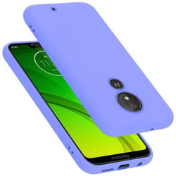 Coque pour Motorola MOTO G7 POWER Housse en LIQUID LIGHT PURPLE Etui Case Cover Protection en Silicone TPU telephone portable