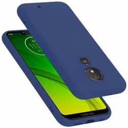 Coque pour Motorola MOTO G7 POWER Housse en LIQUID BLUE Etui Case Cover Protection en Silicone TPU telephone portable