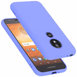 Coque pour Motorola MOTO E5 PLAY GO Housse en LIQUID LIGHT PURPLE Etui Case Cover Protection en Silicone TPU telephone portab ...