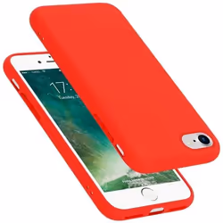 Coque pour Apple iPhone 7 / 7S / 8 / SE 2020 Housse en LIQUID RED Etui Case Cover Protection en Silicone TPU telephone portab ...