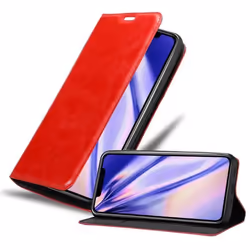 Coque pour Apple iPhone 12 / 12 PRO Housse en ROUGE DE POMME Etui Case Cover Protection Portefeuille Wallet