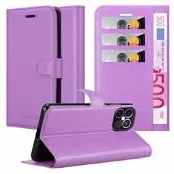 Coque pour Apple iPhone 12 PRO MAX Housse en ORCHIDÉE VIOLETS Etui Case Cover Protection fermeture magnétique Portefeuille