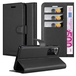 Coque pour Samsung Galaxy NOTE 20 PLUS Housse en NOIR DE JAIS Etui Case Cover Protection fermeture magnétique Portefeuille