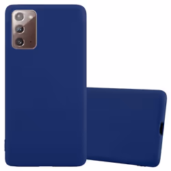 Coque - CADORABO - Samsung Galaxy NOTE 20 - Silicone TPU - Candy Bleu Foncé - Protection Chocs