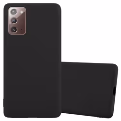 Coque pour Samsung Galaxy NOTE 20 Etui en CANDY NOIR Housse Case Cover Protection Silicone TPU Case